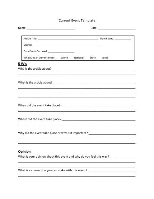 current event opinion articles